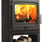 P2 Contemporary Multifuel Stove Low Legs