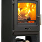 P1 Contemporary Multifuel Stove Low Legs