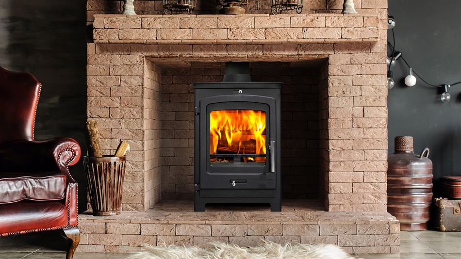 P1 Contemporary Multifuel Stove