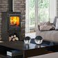 P1 Contemporary Multifuel Stove Low Legs