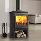 P2 Contemporary Multifuel Stove Low Legs