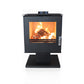 VERSO RHEIA P  Woodburning fireplace