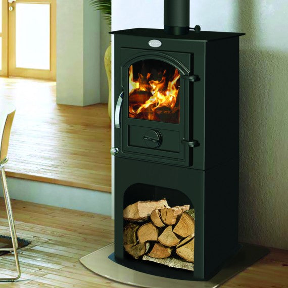 VERSO 1 STAND CID  Solid fuel fireplace