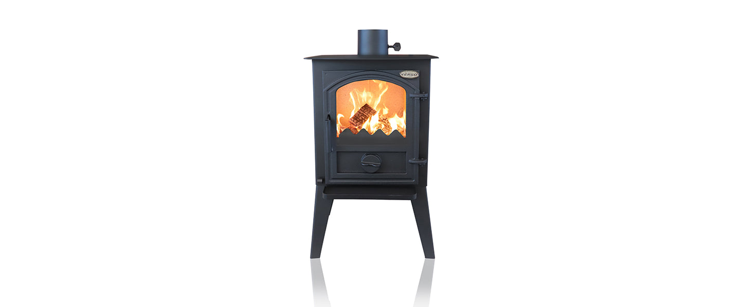 VERSO 1 LL CID  Solid fuel fireplace