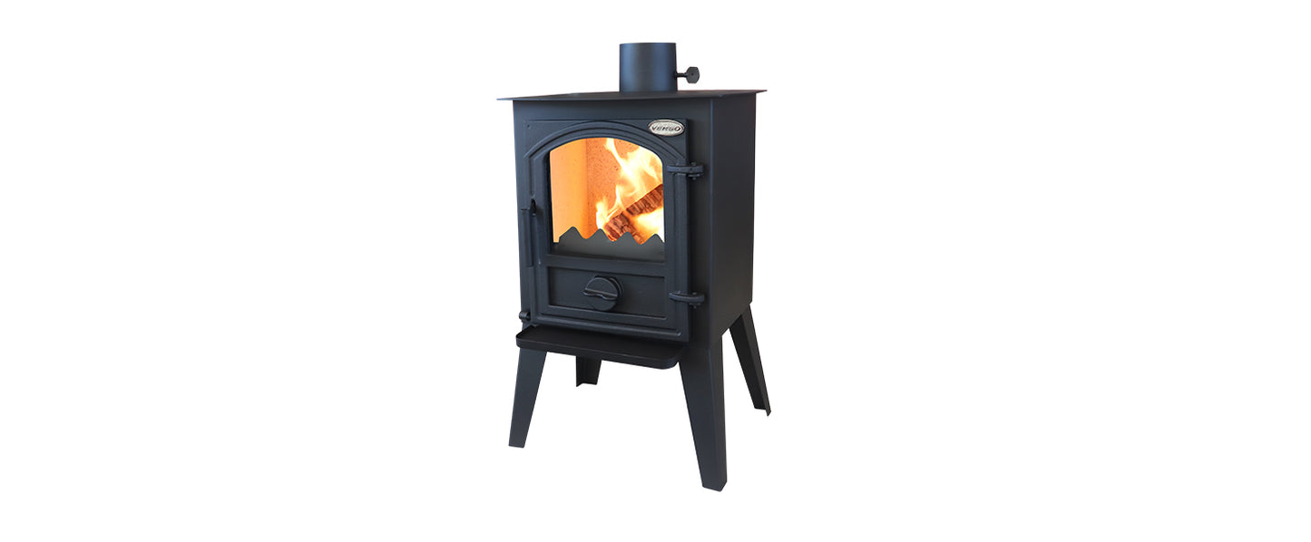 VERSO 1 LL CID  Solid fuel fireplace