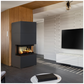 Modular fireplace NBC/EASY BOX 7 kW Ø 160 steel casing Black