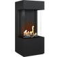 Modular gas fireplace LEO 45/68 natural gas 6,5 kW Ø 100/150