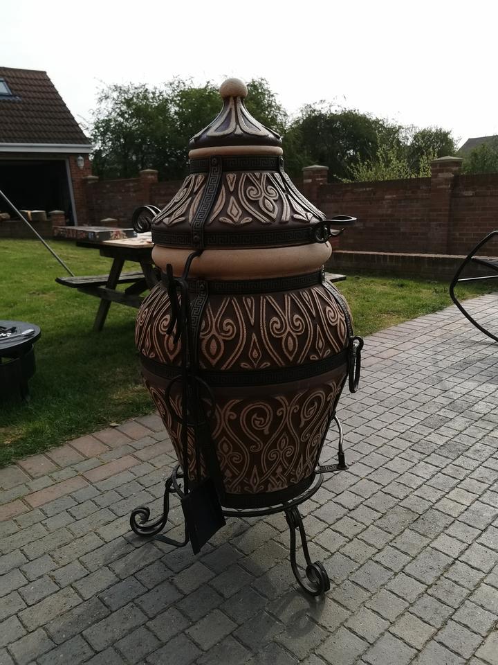 Chamotte clay tandoor GEORGIA 100L