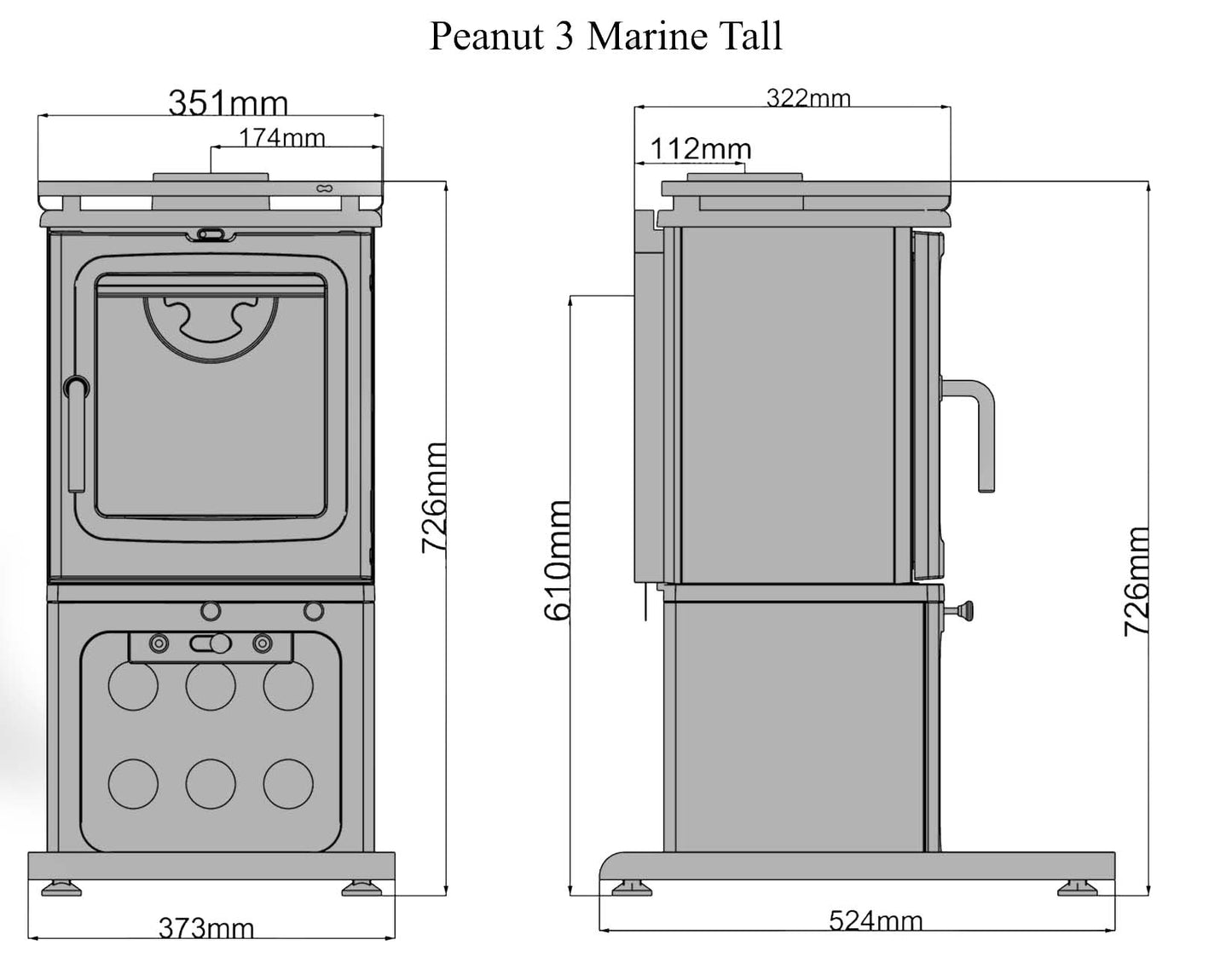 Peanut 3 Marine Tall