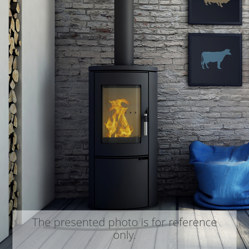 Freestanding STOVE AB Contemporary Wood-burning Stove Stoves Wood Burner Curved