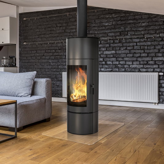 ANTARES Free Standing Modern Contemporary Wood burning Stove Wood/Log Burner