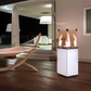 Gas heater PATIO MINI White Pub Heater Garden Heater With Remote Control Luxury