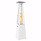 Outdoor gas heater UMBRELLA - steel white Patio Heater Pub heater Elegant